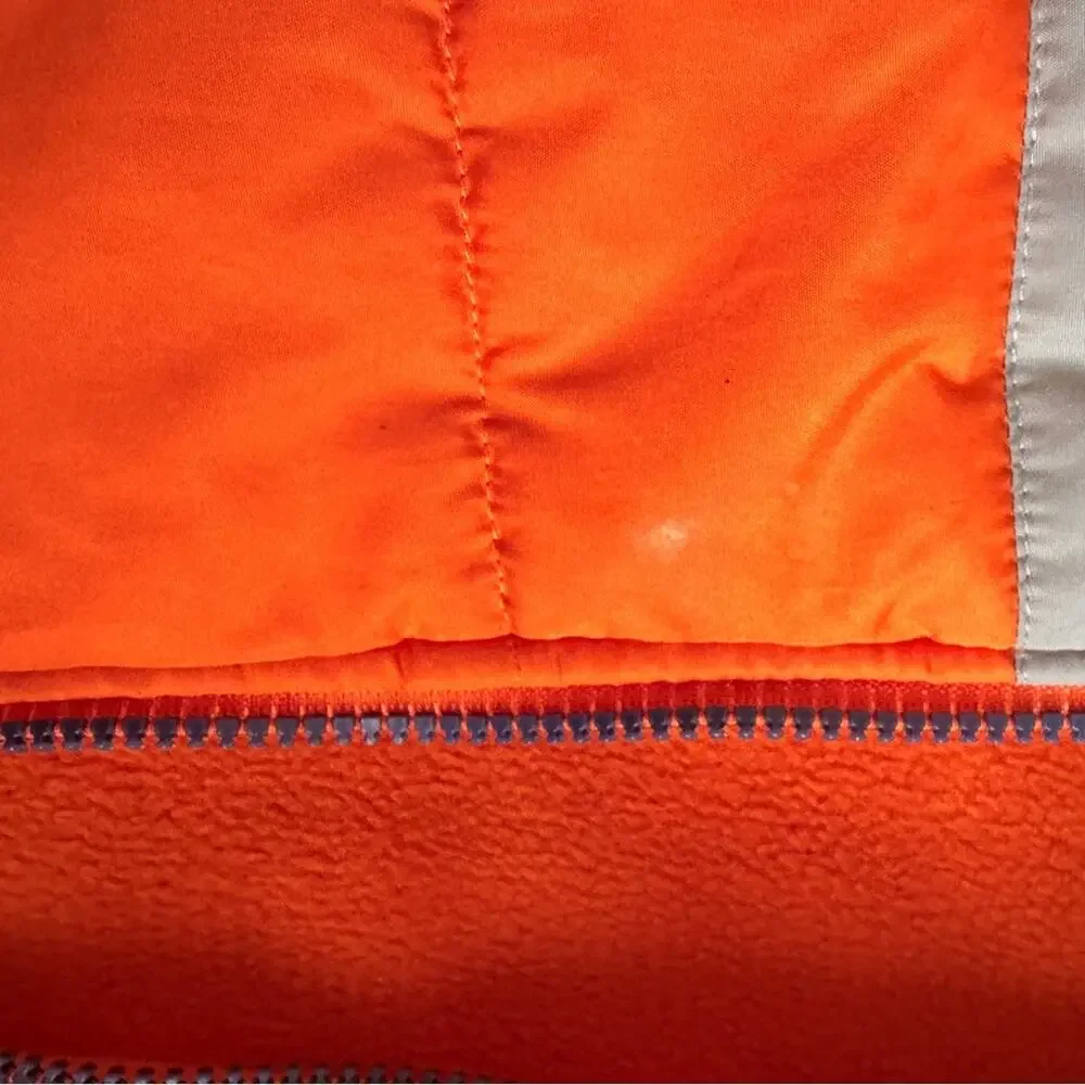 Boys 3T puffer jacket hooded winter bright orange Xtreme